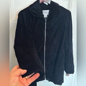 Guinevere Black Women's Jacket rhinestone, zipper, beautiful